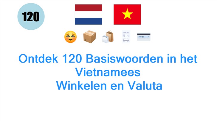 Ontdek 120 Basiswoorden in het Vietnamees: Winkelen en Valuta